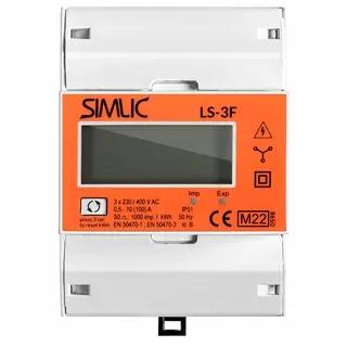 Počítadlo Simet 230 V IP44 100 A